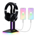 Dual USB RGB Color Changing Gaming Headset Stand