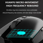 Ajazz I309Pro 1600 DPI 8 Keys Dual Mode Gaming Wireless Bluetooth Mouse