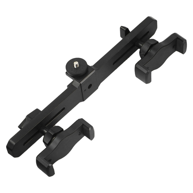 Universal Removable Rotating Live Dual-Camera Bracket, Spec:, Dual Phone Clip