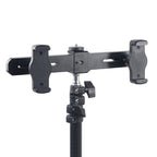 Universal Removable Rotating Live Dual-Camera Bracket, Spec:, Dual Phone Clip