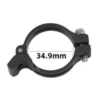 FMFXTR Bike Front Derailleur Clamp Straight Lock Turn to Clamp Converting Seat, Bike Front Derailleur Clamp 34.9mm, Bike Front Derailleur Clamp 31.8mm