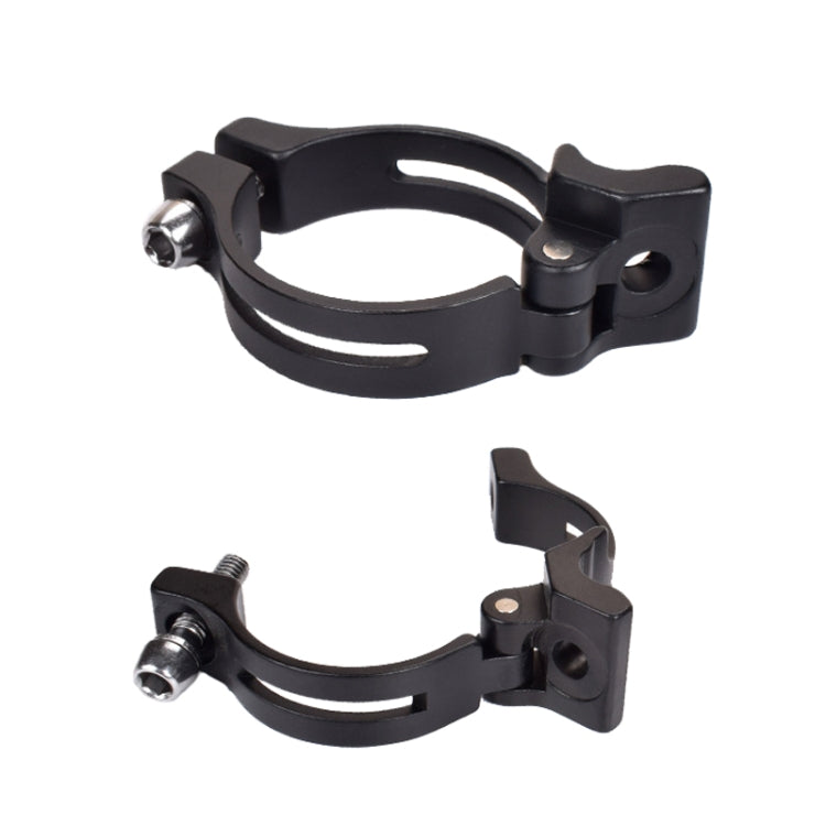 FMFXTR Bike Front Derailleur Clamp Straight Lock Turn to Clamp Converting Seat, Bike Front Derailleur Clamp 34.9mm, Bike Front Derailleur Clamp 31.8mm