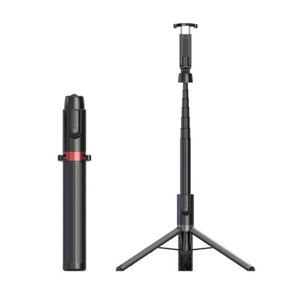AB403 Live Broadcast Landing Integrated Telescopic Mobile Phone Triangle Bracket, Black, White, Black Red