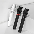 AB403 Live Broadcast Landing Integrated Telescopic Mobile Phone Triangle Bracket, Black, White, Black Red