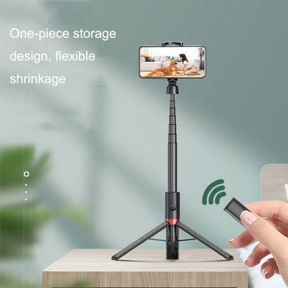 AB403 Live Broadcast Landing Integrated Telescopic Mobile Phone Triangle Bracket, Black, White, Black Red