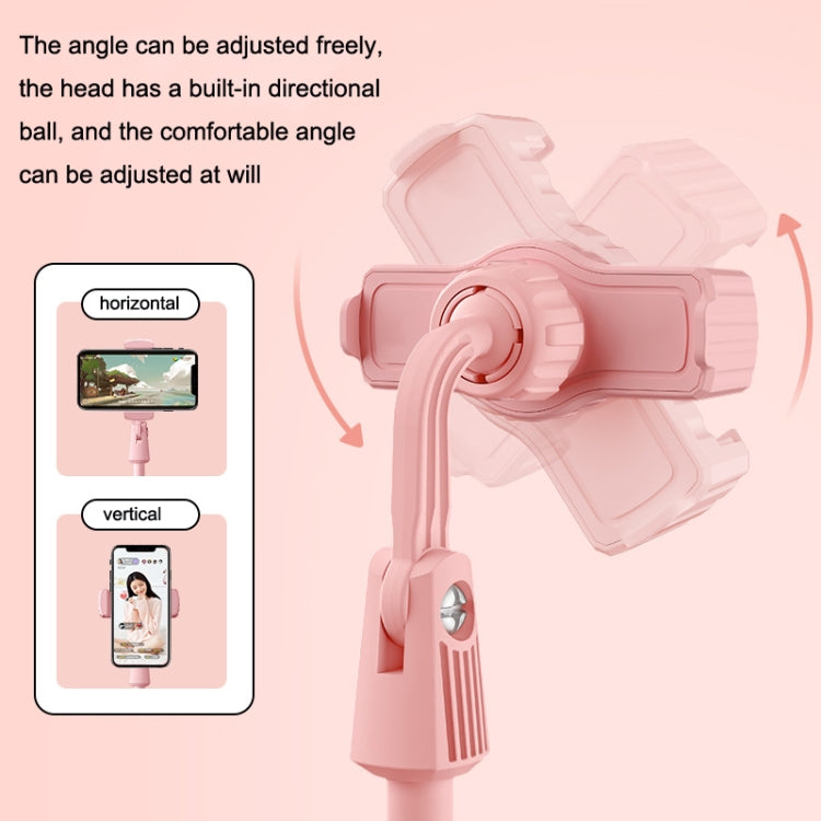2 PCS Multifunctional Live Telescopic Mobile Phone Desktop Bracket, Classic Black, Ivory White, Dark Night Green, Active Orange, Noble Purple, Mint Green, Cherry Blossom Pink