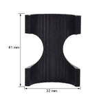 FMFXTR Bicycle Handlebar Diameter 25.4mm to 31.8mm Reducing Sleeve, Reducing Sleeve Black