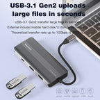 Blueendless 8K/30Hz Type-C To Gigabit Ethernet USB3.1 Docking Station