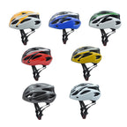 Unisex Cycling Bike One-piece Helmet, Blue Black, Yellow Black, Red Black, White Black, White Black Green, Fiber Black, White Orange