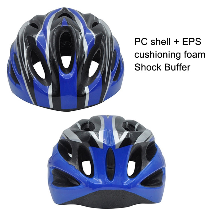 Unisex Cycling Bike One-piece Helmet, Blue Black, Yellow Black, Red Black, White Black, White Black Green, Fiber Black, White Orange