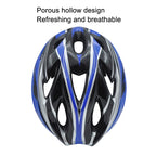 Unisex Cycling Bike One-piece Helmet, Blue Black, Yellow Black, Red Black, White Black, White Black Green, Fiber Black, White Orange