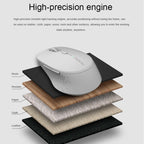 Rapoo M300G 1600DPI 3 Keys Laptop Office Silent Wireless Bluetooth Mouse, Deep Gray, Blue, Light Gray