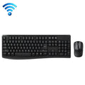 Rapoo X1800PRO 104 Keys Waterproof Multimedia Wireless Keyboard Mouse Set, Black, White