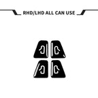 For Tesla Model 3/Y 4pcs /Set Car Window Switch Stickers