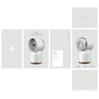 Spray Humidified LED Digital Display Office Home Fan, Style:, 3600mAh Rechargeable, USB Direct Plug