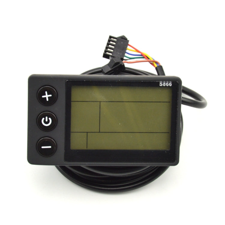S866 Electric Bicycle Mountain Bike LCD Meter, B Type, A Type