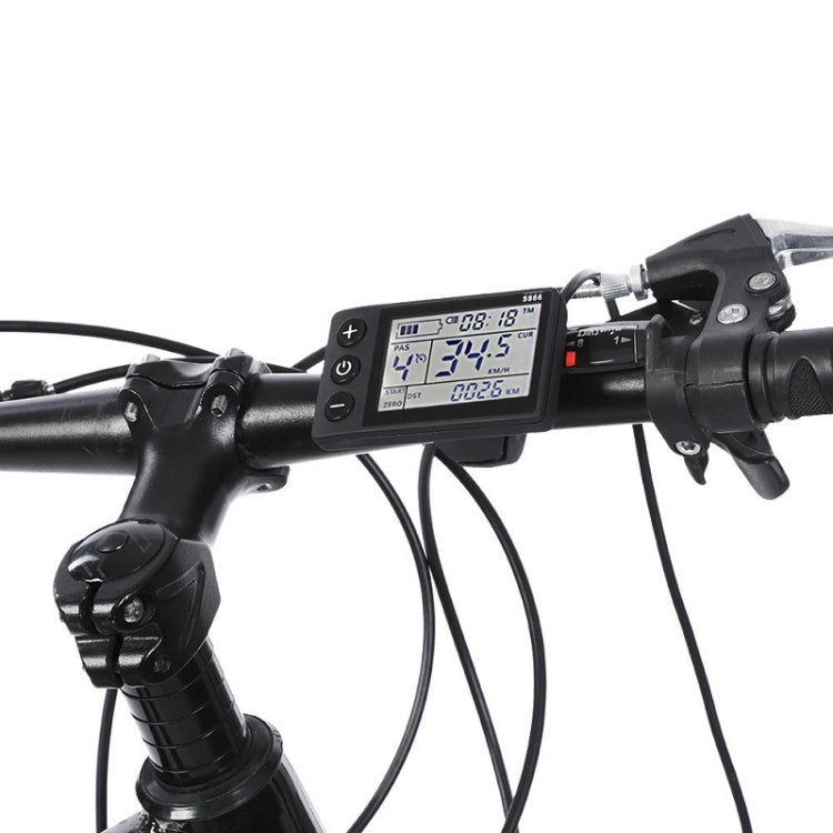 S866 Electric Bicycle Mountain Bike LCD Meter, B Type, A Type