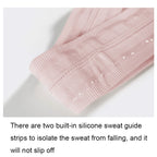 Silicone Non-slip Running Sweat-absorbent Headband, Silicone Headband (Pink), Silicone Headband (Black)