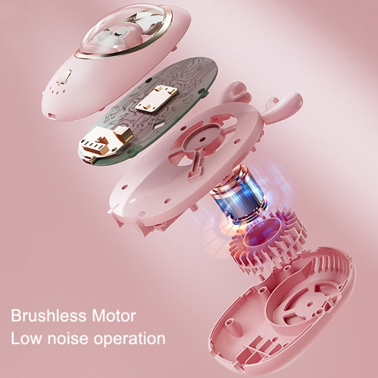 Children Hanging Neck Fan USB Handheld Light Glowing Mini Portable Fan, Children White, Children Pink, Children Yellow