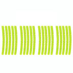 10pcs /Set Car Wheel Reflective Stickers 3D Personal Decoration Tire Warning Stickers