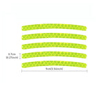 10pcs /Set Car Wheel Reflective Stickers 3D Personal Decoration Tire Warning Stickers