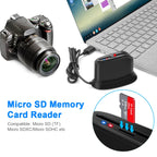 Rocketek  SCR812 USB 2.0 Smart Card Reader IC ID CAC TF Card Reader