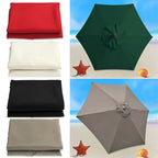 Polyester Parasol Replacement Cloth Round Garden Umbrella Cover, Diameter 2m  6 Ribs, Diameter 2.7m 6 Ribs, Diameter 3m 6 Ribs