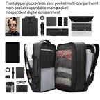 Mark Ryden 17.3 Inch Men Large Capacity Oxford Cloth Computer Backpack,Style:, Ordinary Style, Expansion Style, Raincoat Style