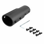 Aluminum Extension Pipe Extender Pole For Xiaomi M365/M365Pro Pro2 1S, Black, Red