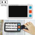 5.0 inch Portable HD Electronic Vision Aid Low Vision Magnifying Glass Reader, US Plug, US Plug White, US Plug Black