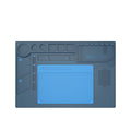 BAKU BA-695  2 in 1 TPR+Silicone Computer Phone Repair Desk Mat Heat Resistant Insulation Mat, BAKU BA-695