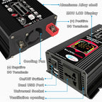 Home Solar Generator Inverter+30A Controller+18W 12V Solar Panel, Black 12V To 220V, Black 12V To 110V, Yellow 12V To 220V, Yellow 12V To 110V