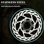 RACEWORK RS6 Mountain Bike Mid-lock Discs, Diameter:, 140mm, 160mm, 180mm
