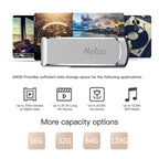 Netac U388 High Speed USB3.0 Metal Rotating Car Computer U Disk, 16GB, 32GB, 64GB, 128GB