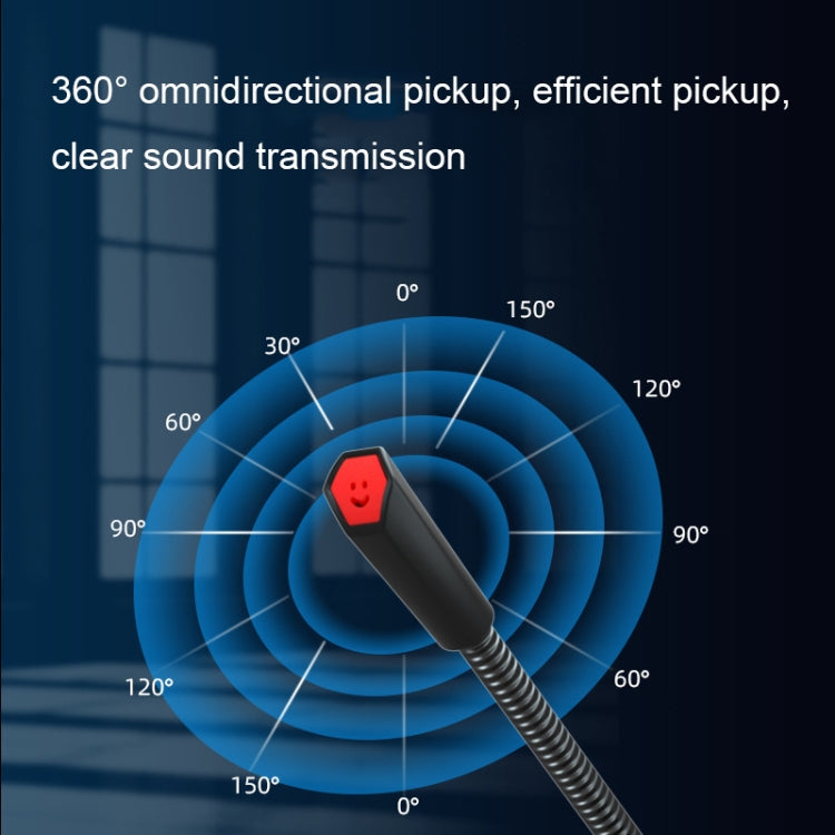 F12 Metal Hose Meeting Desktop Microphone, Spec:, 3.5 Version (Black), USB Version (Black)