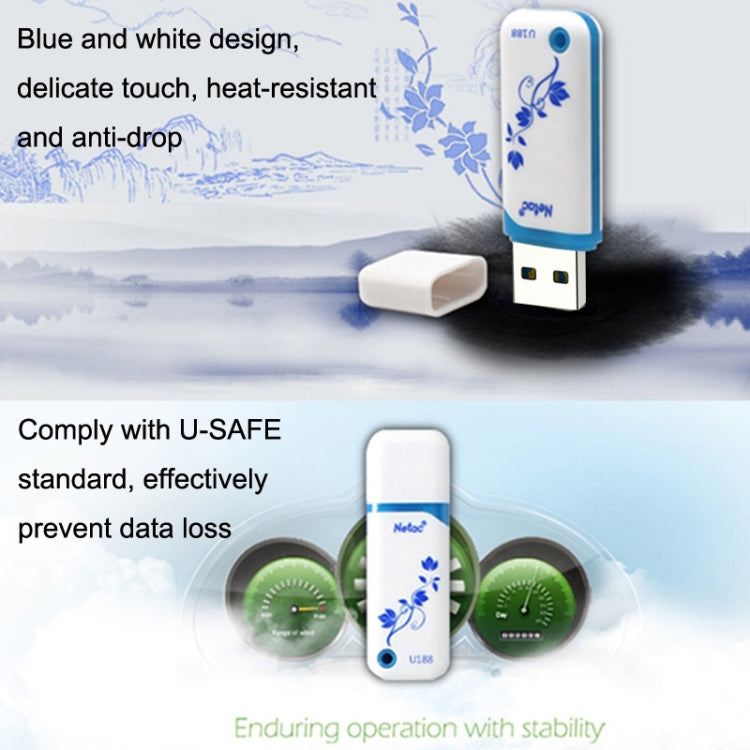 Netac U188 USB2.0 Car Computer Encrypted USB Flash Drive, 4GB, 8GB, 16GB, 32GB, 64GB