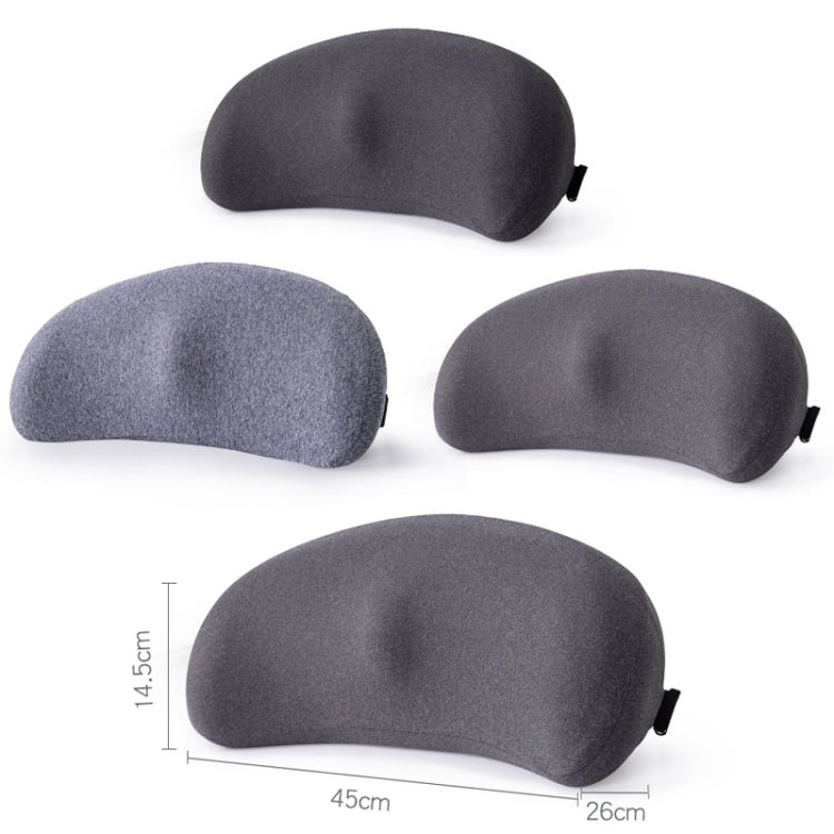 Memory Foam Car Lumbar Cushion Driving Seat Cushion, Memory Foam Dark Gray, Memory Foam Gray, Memory Foam Fog Blue