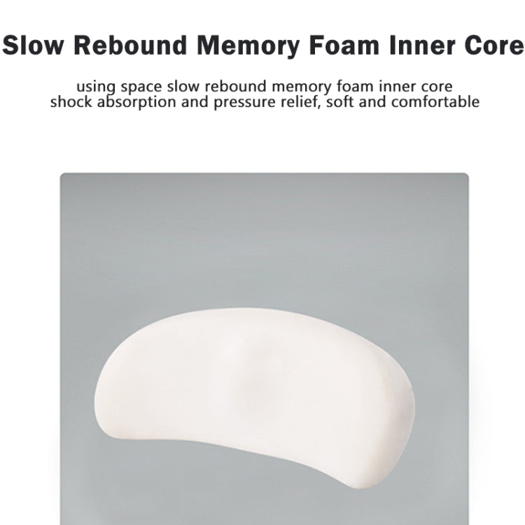 Memory Foam Car Lumbar Cushion Driving Seat Cushion, Memory Foam Dark Gray, Memory Foam Gray, Memory Foam Fog Blue