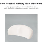 Memory Foam Car Lumbar Cushion Driving Seat Cushion, Memory Foam Dark Gray, Memory Foam Gray, Memory Foam Fog Blue
