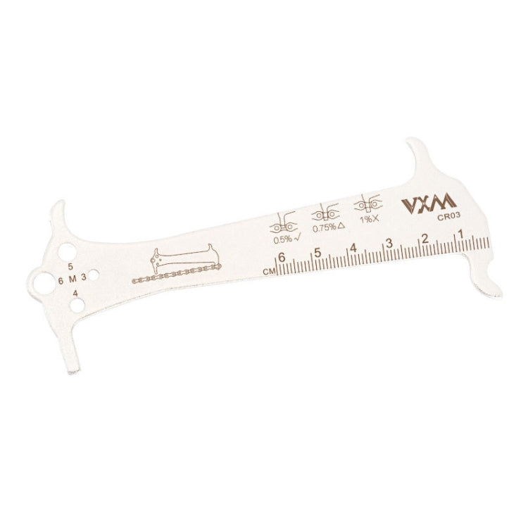 2 PCS VXM 3 In 1 Stainless Steel Mountain Bike Road Bike Chain Gauge, VXM Bike Chain Gauge