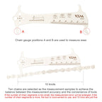 2 PCS VXM 3 In 1 Stainless Steel Mountain Bike Road Bike Chain Gauge, VXM Bike Chain Gauge