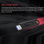 Netac U309 High Speed USB3.0 Push-Pull Encrypted USB Flash Drive, 16GB, 32GB, 64GB, 128GB, 256GB, 512GB