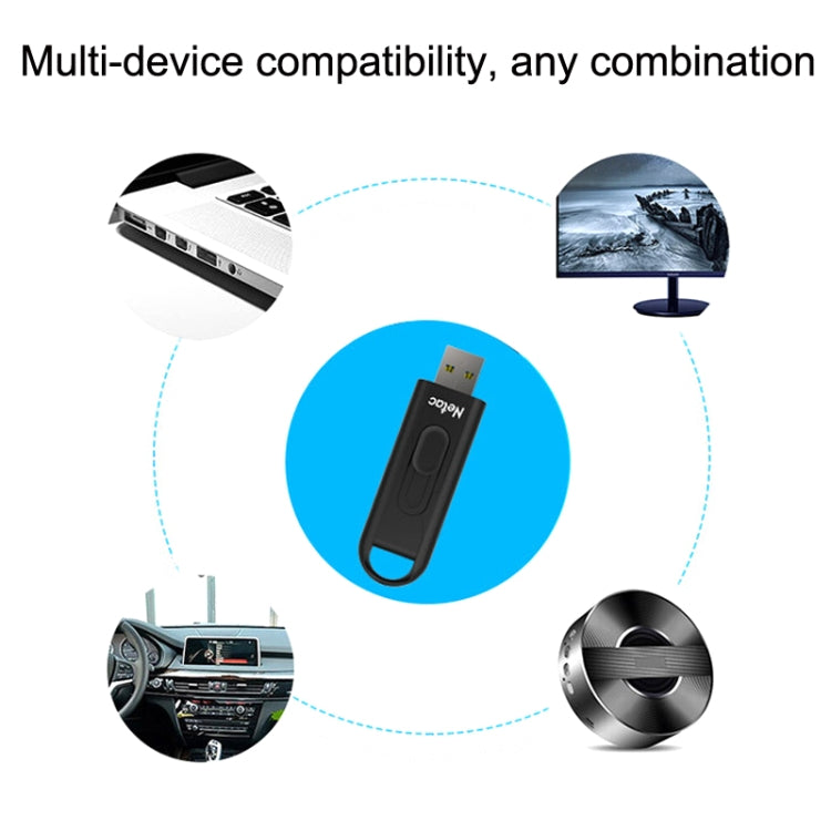 Netac U309 High Speed USB3.0 Push-Pull Encrypted USB Flash Drive, 16GB, 32GB, 64GB, 128GB, 256GB, 512GB