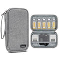 Baona BN-C004 Mini U Disk Headphone Data Cable Storage Bag, Color:, Single Layer (Gray), Single Layer (Black), Double Layer (Gray), Double Layer (Black)