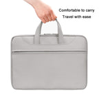 Baona BN-Q006 PU Leather Full Opening Laptop Handbag, For 11/12 inches, For 13/13.3/14 inches, For 15/15.6 inches, For 16/17 inches