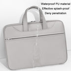 Baona BN-Q006 PU Leather Full Opening Laptop Handbag, For 11/12 inches, For 13/13.3/14 inches, For 15/15.6 inches, For 16/17 inches