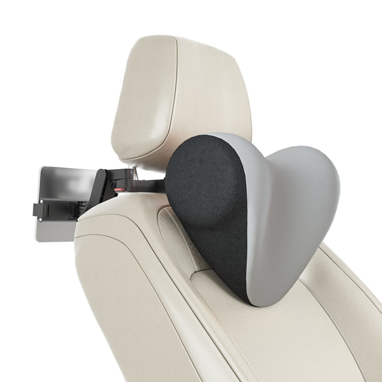 A09 Car Seat Headrest Memory Foam Comfortable Neck Pillow, Style:, With Stand  (Gray), Without Stand (Black), Without Stand (White), Without Stand (Pink), With Stand (Black), Without Stand (Coffee), With Stand  (White), Without Stand (Blue)            ...