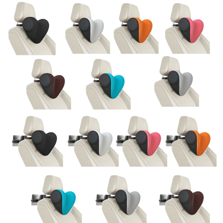 A09 Car Seat Headrest Memory Foam Comfortable Neck Pillow, Style:, With Stand  (Gray), Without Stand (Black), Without Stand (White), Without Stand (Pink), With Stand (Black), Without Stand (Coffee), With Stand  (White), Without Stand (Blue)            ...
