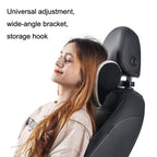 A09 Car Seat Headrest Memory Foam Comfortable Neck Pillow, Style:, With Stand  (Gray), Without Stand (Black), Without Stand (White), Without Stand (Pink), With Stand (Black), Without Stand (Coffee), With Stand  (White), Without Stand (Blue)            ...