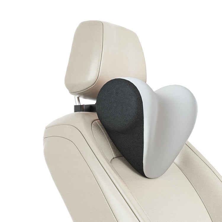 A09 Car Seat Headrest Memory Foam Comfortable Neck Pillow, Style:, Without Stand (White), Without Stand (Orange), Without Stand (Pink), With Stand (Black), Without Stand (Coffee), With Stand  (White), Without Stand (Blue), With Stand  (Orange)         ...